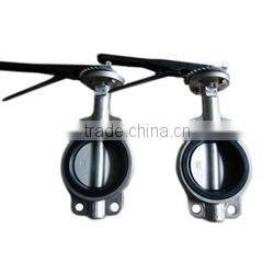 OEM Precision Pneumatic Normally Closed Stainless Steel Butterfly Valve Gearbox