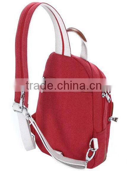 multifunctional ladies shoulder sling bag and zipper straps