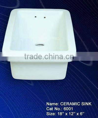 Ceramic kitchen sink