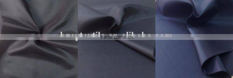 polyester 190T pa coated waterproof dyed curtain taffeta fabric