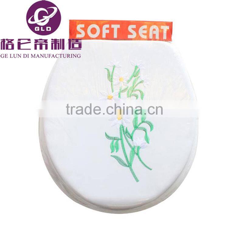 GLD Hot Sales Image Printed Color Adult soft toilet seats Soft Toilet Seat lid For toilet bathroom