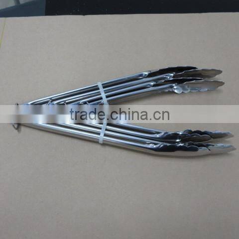 Promotional High Quality Metal stainless steel Salad Food Ice Tongs