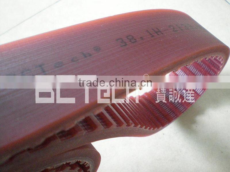 PU Timing Belt Coated With APL - Red Belt Type