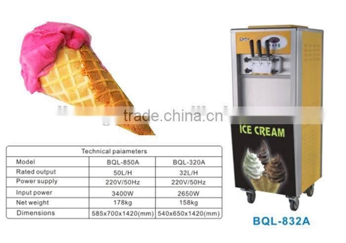 PC transparent material nitrogen ice cream machine