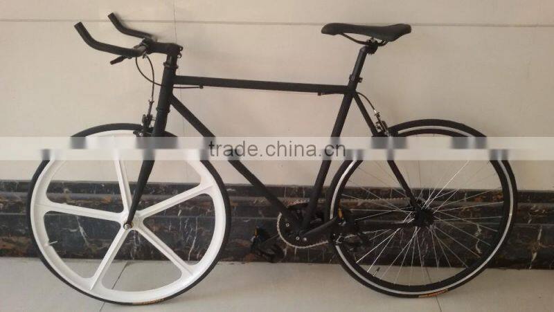 2016 fixie gear wheelset 700c alloy bike colorful aero spoke wheel Bicycle wheel set*