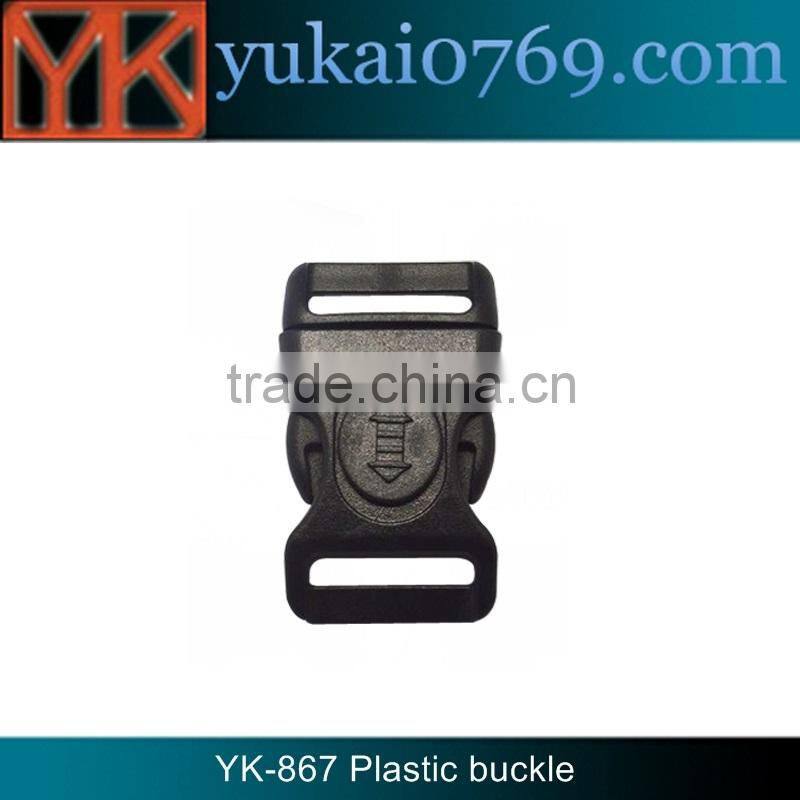 Yukai safety side release buckle/plastic curved side release buckle 25mm