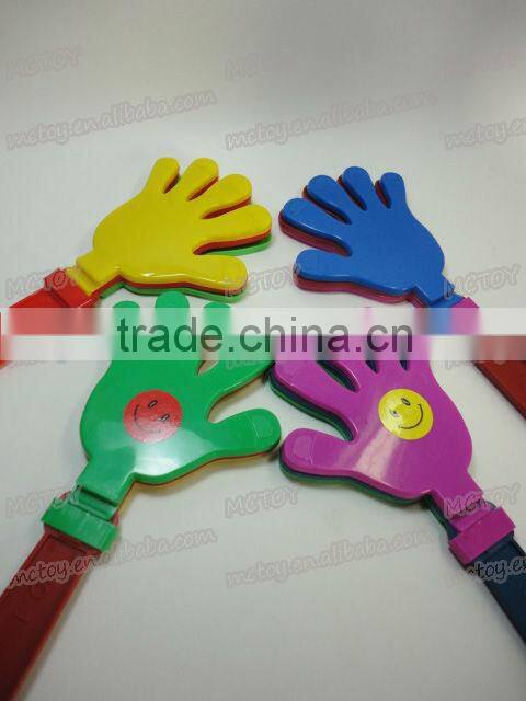 Plastic hand clapper plastic toys