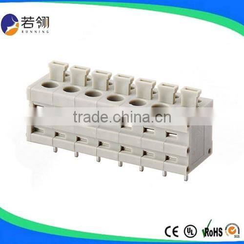 Green PCB Spring Terminal Blocks Pitch 5.08mm 7.62mm