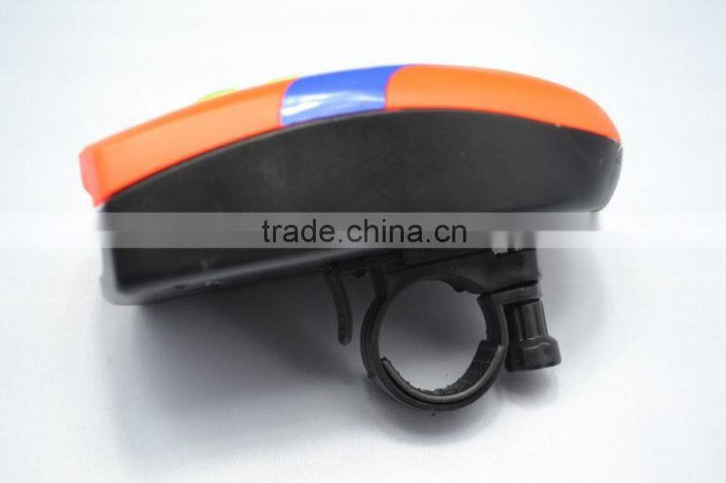 3 led bicycle headlights bicycle horn Multifunctional bike lights with a trumpet