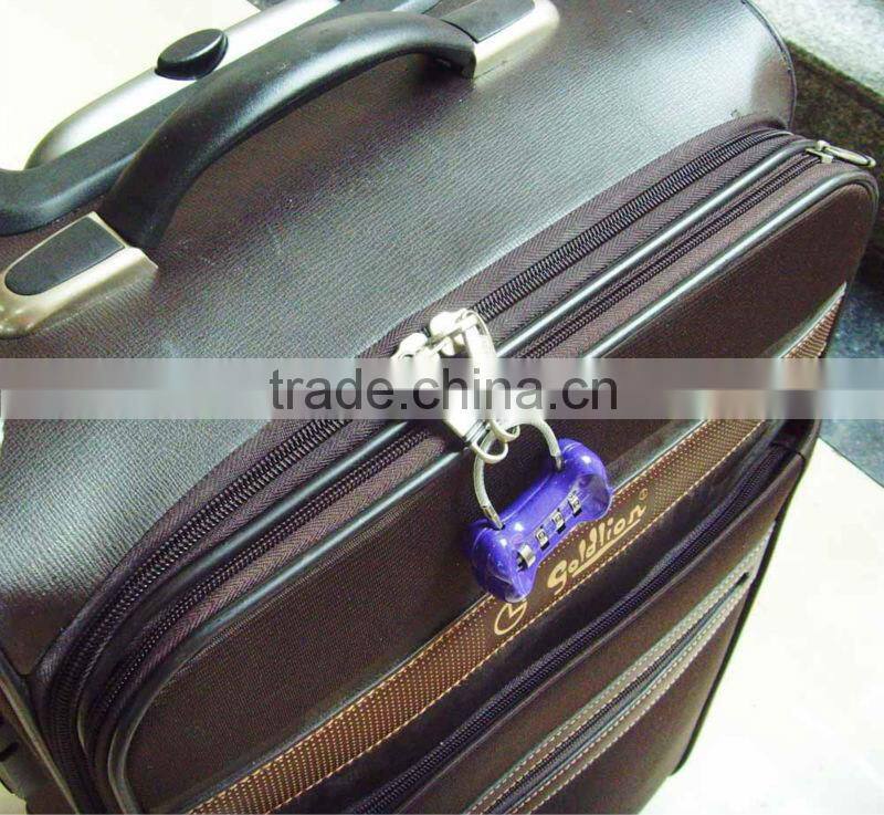 popular bone shape combination lock/luggage number code lock