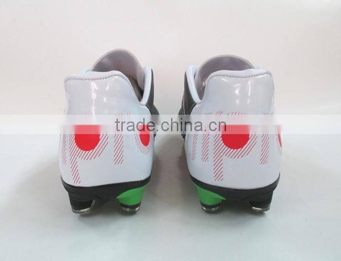 Custom New Design 2016 Men Soccer Shoes FG Firm Ground Football Cleats Training Shoes Soccer Boots Cheap for Sale