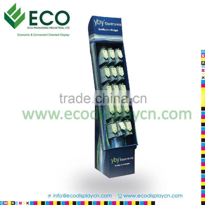 four shelves cardboard Shipper Display , corrugated rack for helminthic