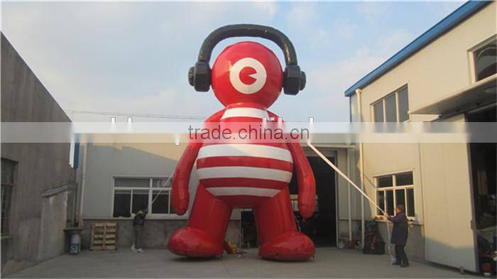Lanqu giant inflatable advertising robotic cartoon models