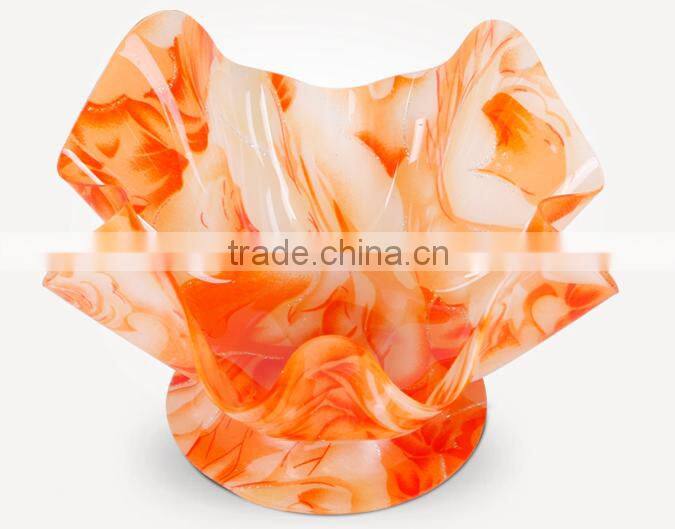 BPA free food safe acrylic fruit plate dry fruit plate