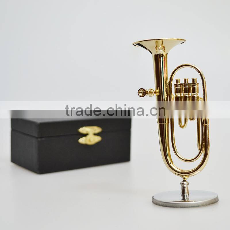 Gold and copper material maked gild mini trumpet