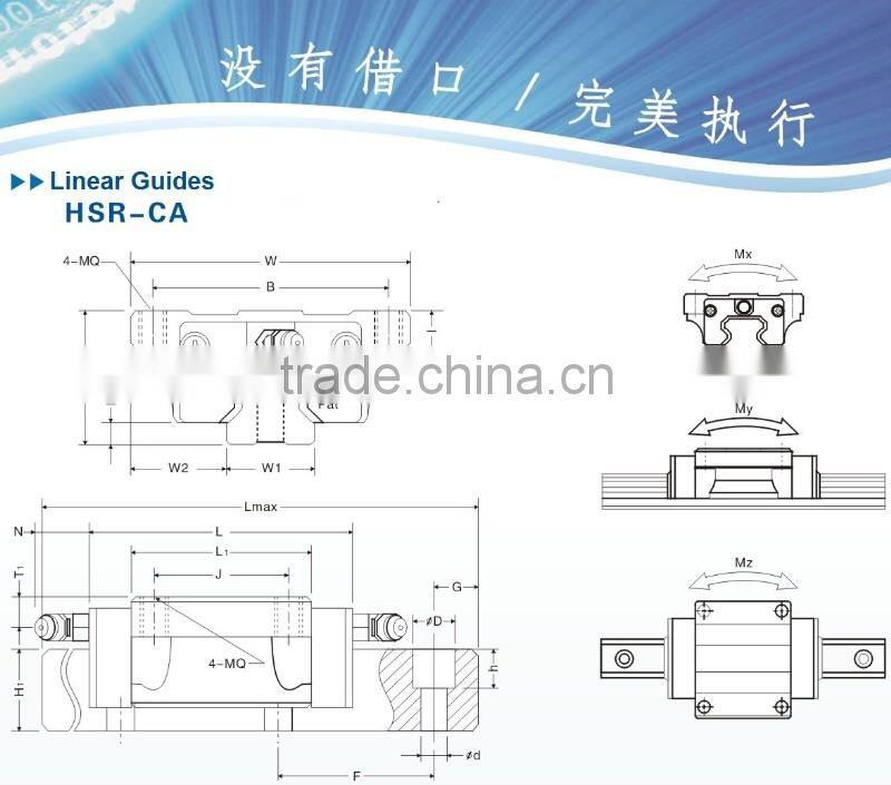 Low price CNC linear guide rail