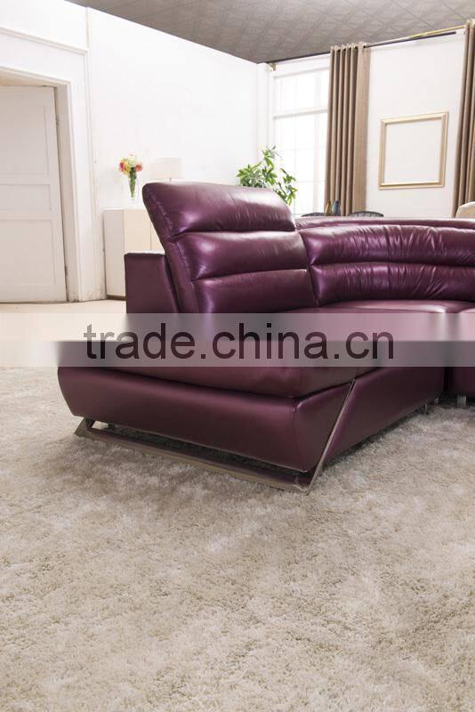 2016 Leather Sectional Sofa Set Livingroom Home Furniture 8072