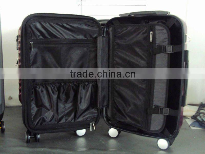 alibaba china supplier hot new product for 2015 !!! pc abs girls sky travel luggage