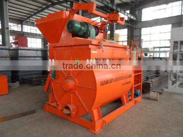 Foam cement mixing and blending machine with foam generator