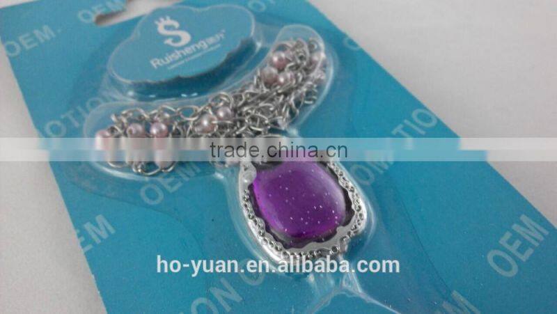 Kids silver latest design bead pendant stainless steel chain necklace