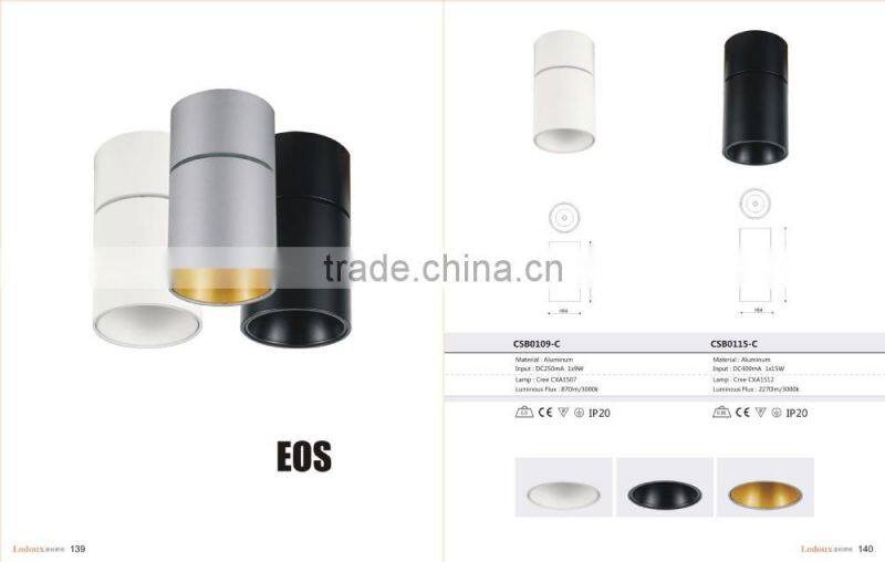 Fashion Mordern adjustable led rotating spotlight