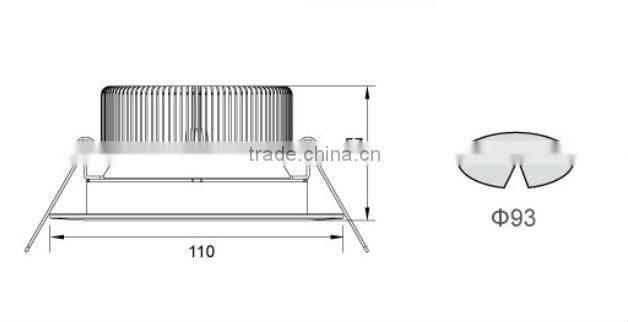11W Samsung 5630 led downlight