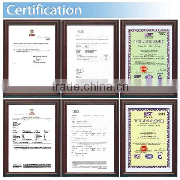 alibaba china supplier wholesale kraft stand up pouch with zipper