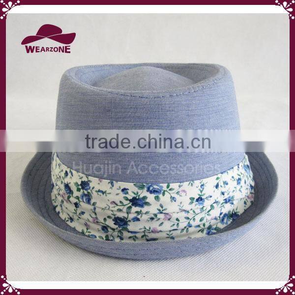 Round Top Pork Pie Short Brim Upturn Fedora Hats