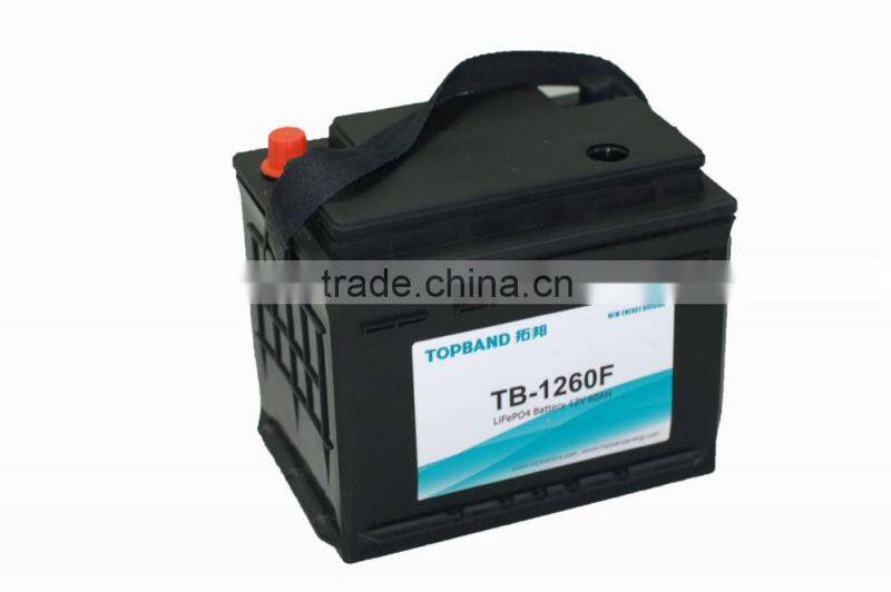 TOPBAND 12V lithium battery pack with charger and PCM