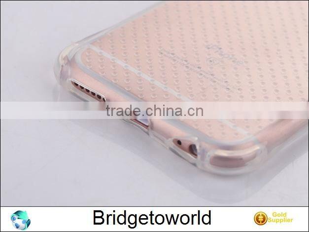 Clear crystal bubble shockproof air cushion slim soft TPU flexible jelly gel silicon for iPhone 6 6S 6Plus for Samsung