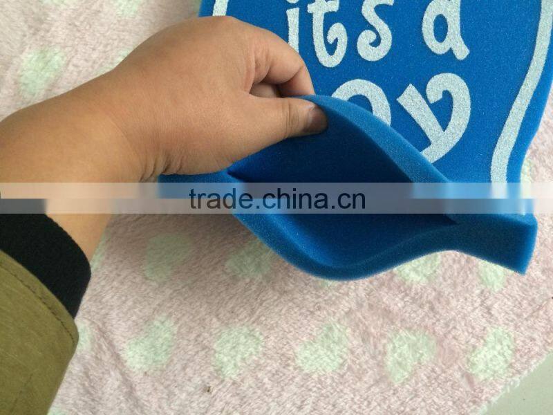 printed foam game palm sponge finger cheering hands for game cheering LS-F-021-A