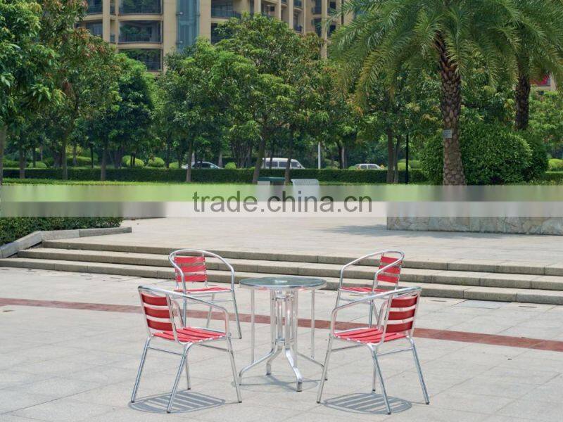 restaurant outdoor stainless steel round coffee table YT40B