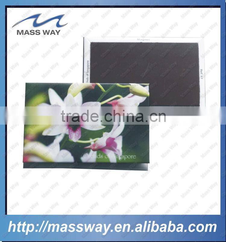 hot sale souvenir flower shape tin magnet fridge