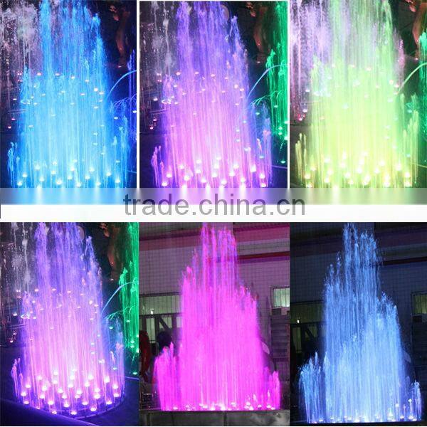 Special design spiral shape LED light outdoor fountain