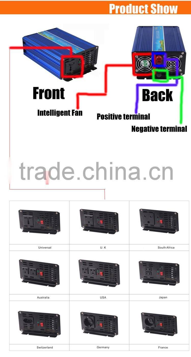 Chenf 2000W Professional Factory Supply 12V DC to 240V AC Single Phase Power Inverter