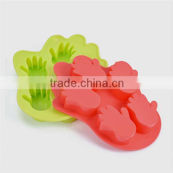 Cute easter egg shaped silicone cake mould