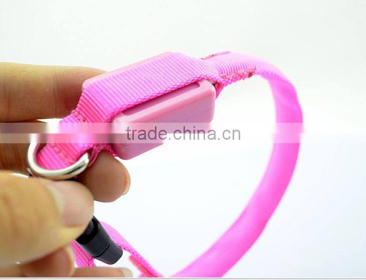European and America Hot Selling Dog Lead Leash Pet LED Collar