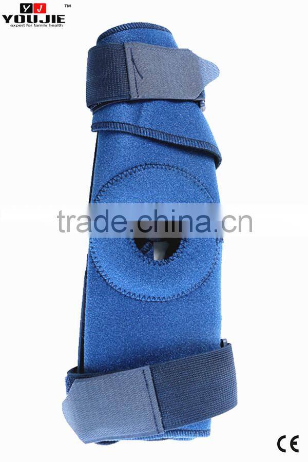 Metal splint knee pad open patella knee support belt with high quality