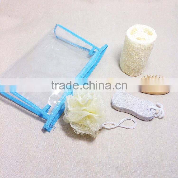 2015 PROMOTION simple bathroom model with loofah