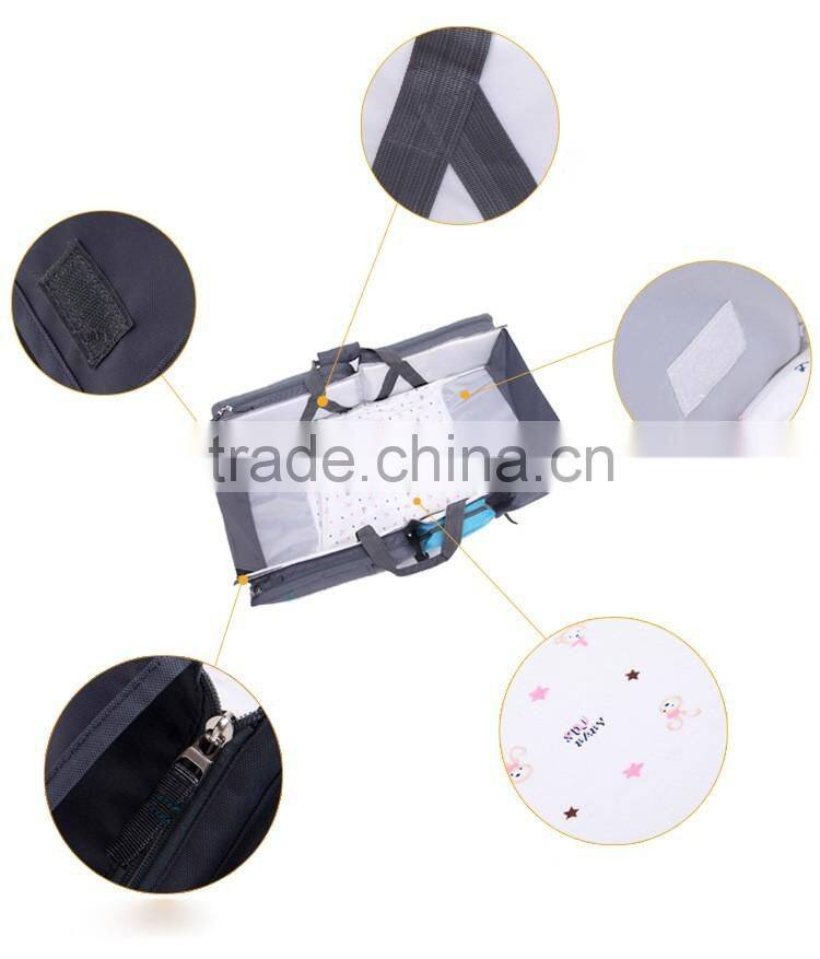 baby mobile crib bed / foldable crib for baby/multifunction baby crib bed