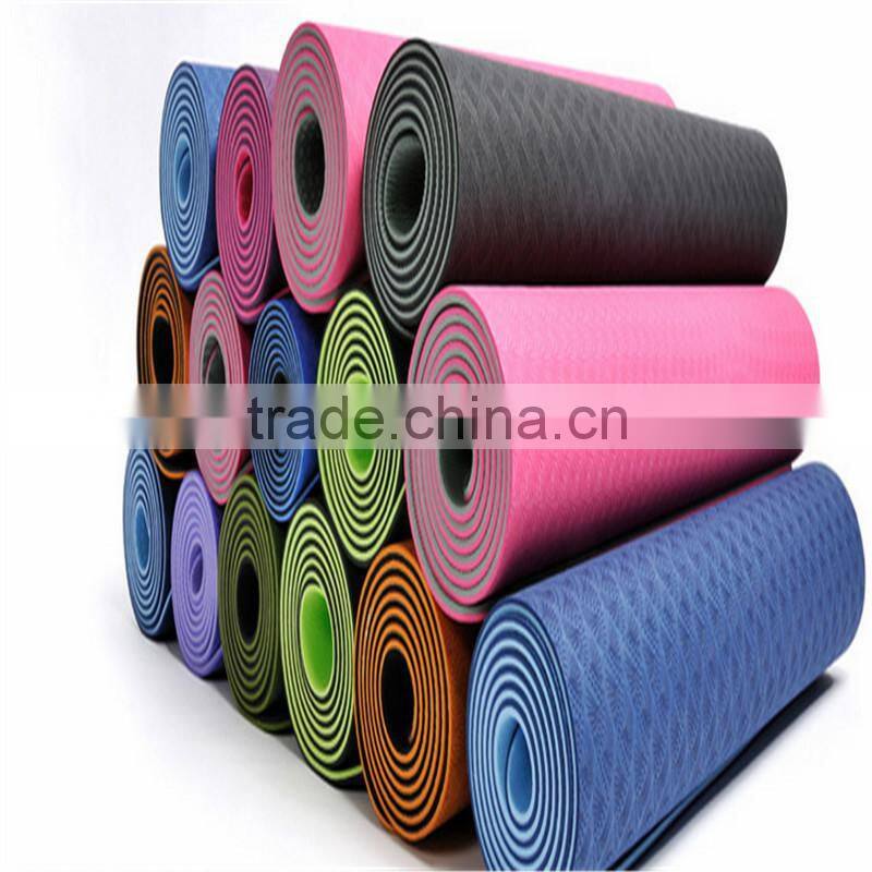 eco friendly fitness tpe yoga mat