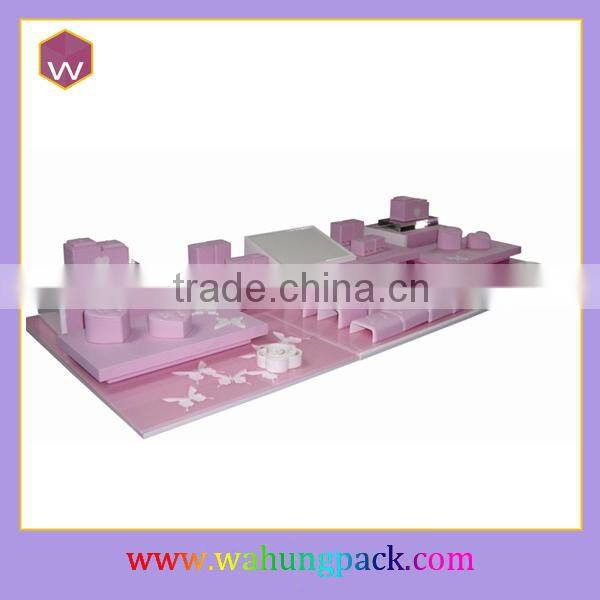 Window ring display stand wooden presentation women jewel display