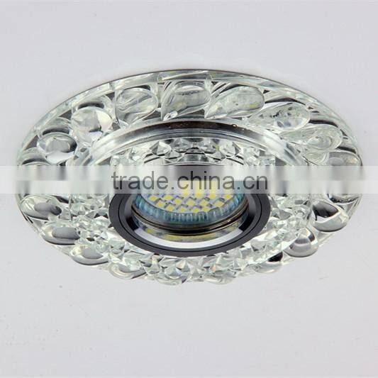 crystal glued spotlight cool white warm white side lighting ceiling lamp MR16 GU5.3 house decoration lamp for home hotel