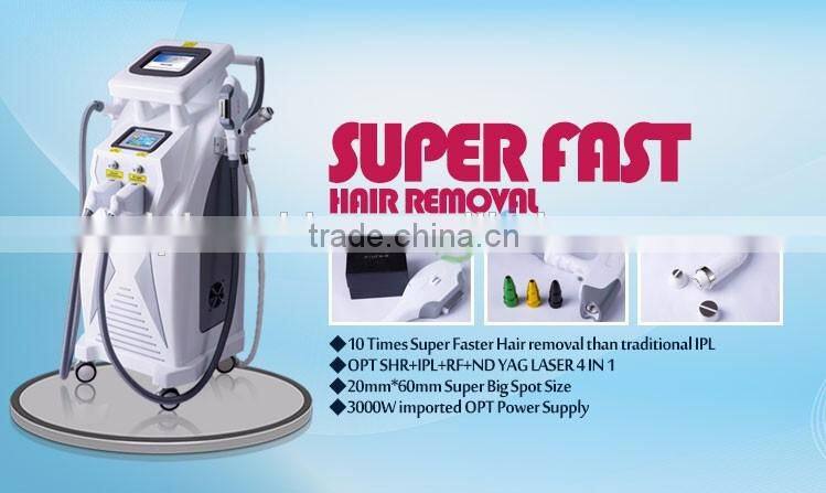Super Hottest selling OPT SHR multi-function beauty equipment type