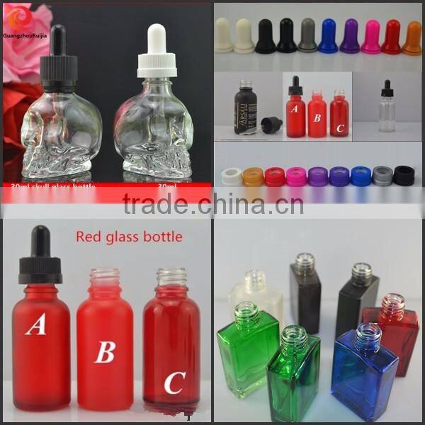 Empty nail varnish bottle flat shape 8ml matte black gel nail polish bottle with frosted black cap