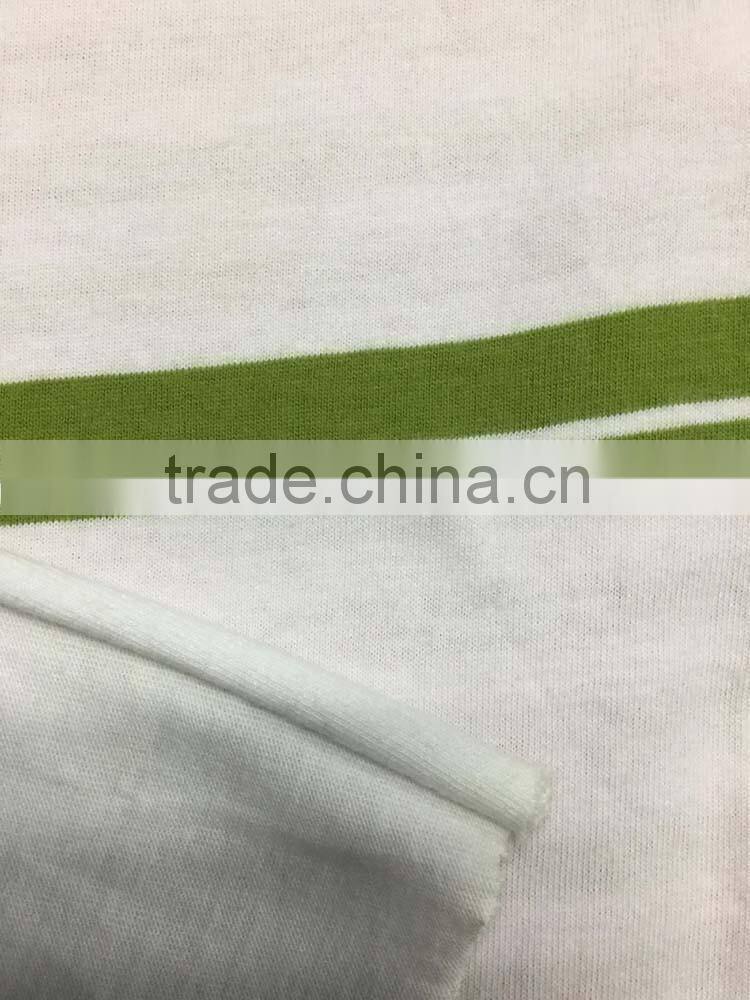 yarn dyed knitted jersey stripes fabric stocklot 193