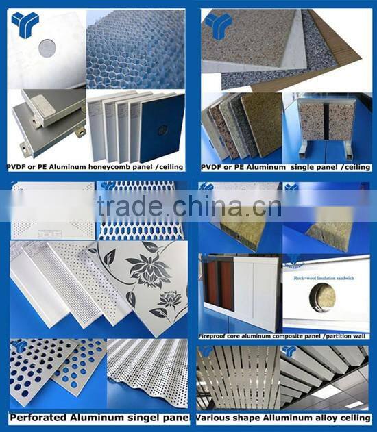 Aluminum Perforated hexagon hole plate panel for decoration