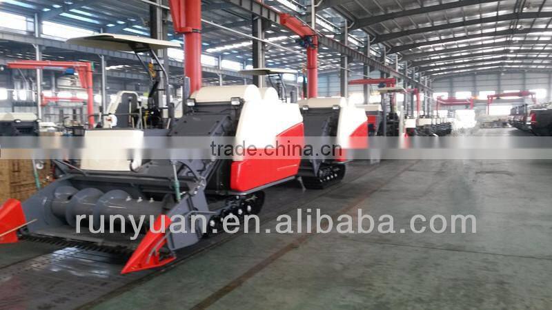 self propelled high quality rice paddy combine harvesting machine 4LZ-3.6