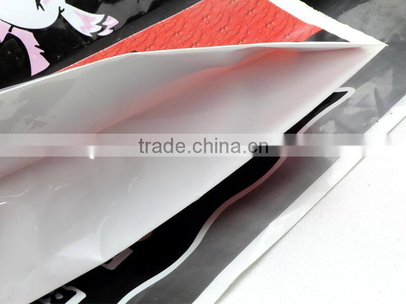 Biodegradable Fold Over Die Cut Plastic Shopping Bag