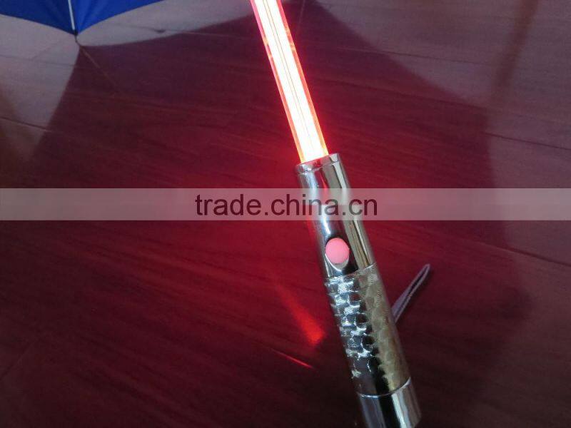 high quality straight, LED umbrella with torch, umbrella led